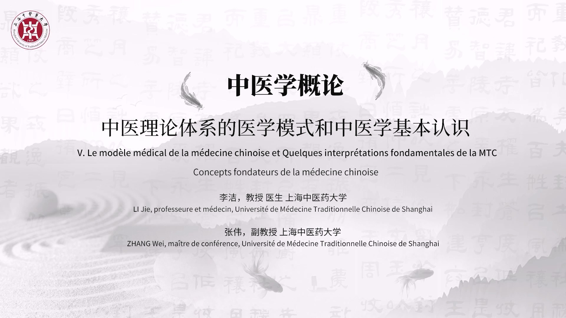1.7 V. Le modèle médical de la médecine chinoise et Quelques interprétations fondamentales de la MTC